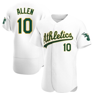 Authentic Nick Allen Men's Oakland Athletics Home Jersey - White