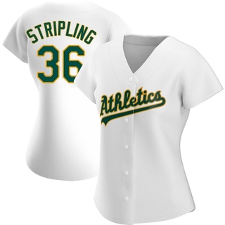 Authentic Ross Stripling Women's Oakland Athletics Home Jersey - White