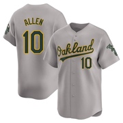 Limited Nick Allen Men's Oakland Athletics Away Jersey - Gray