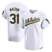 Limited Vimael Machin Men's Oakland Athletics Home Jersey - White