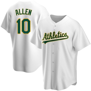 Replica Nick Allen Men's Oakland Athletics Home Jersey - White