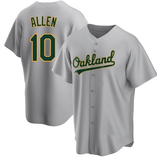 Replica Nick Allen Men's Oakland Athletics Road Jersey - Gray