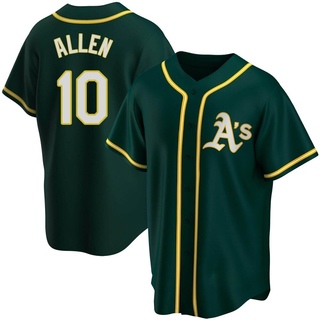 Replica Nick Allen Youth Oakland Athletics Alternate Jersey - Green