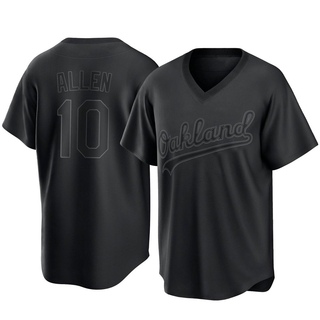 Replica Nick Allen Youth Oakland Athletics Pitch Fashion Jersey - Black