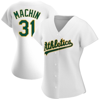 Replica Vimael Machin Women's Oakland Athletics Home Jersey - White