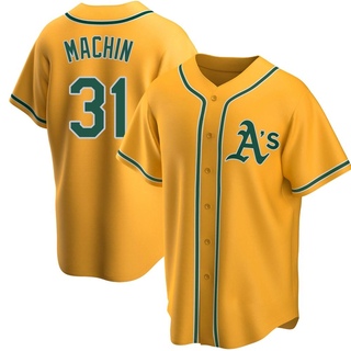 Replica Vimael Machin Youth Oakland Athletics Alternate Jersey - Gold